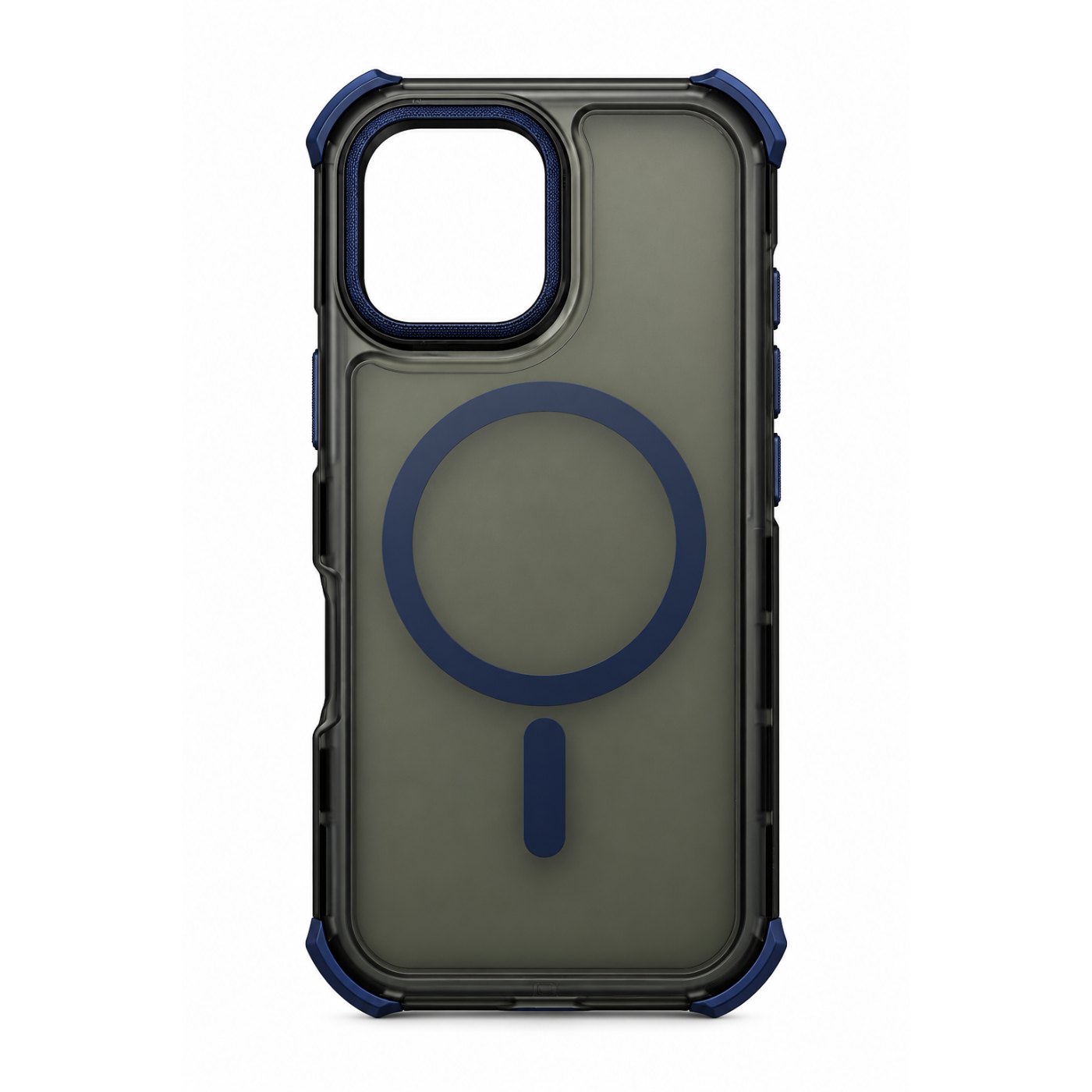 Frosted Armor Magsafe Case For iPhone 17 - Navy